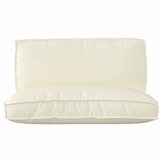 VidaXL Palletkussen Crème 120x80x12 cm Oxford Stof - 67% Korting!