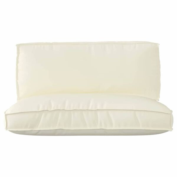 VidaXL Palletkussen Crème 120x80x12 cm Oxford Stof - 67% Korting!