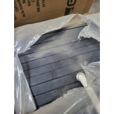 Wasmand Bamboe Zwart 2 Vakken 100L - 55% Korting! Nieuwstaat!