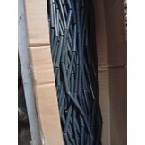 VidaXL Insectengordijn Bamboe 120x220 cm Donkergrijs - 55% Korting!