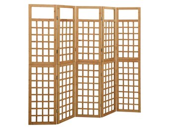 vidaXL Kamerscherm/Trellis 201.5x180cm Vurenhout - 40% Korting!