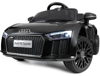 Audi R8 Spyder Elektrische Kinderwagen Zwart - 55% Korting!