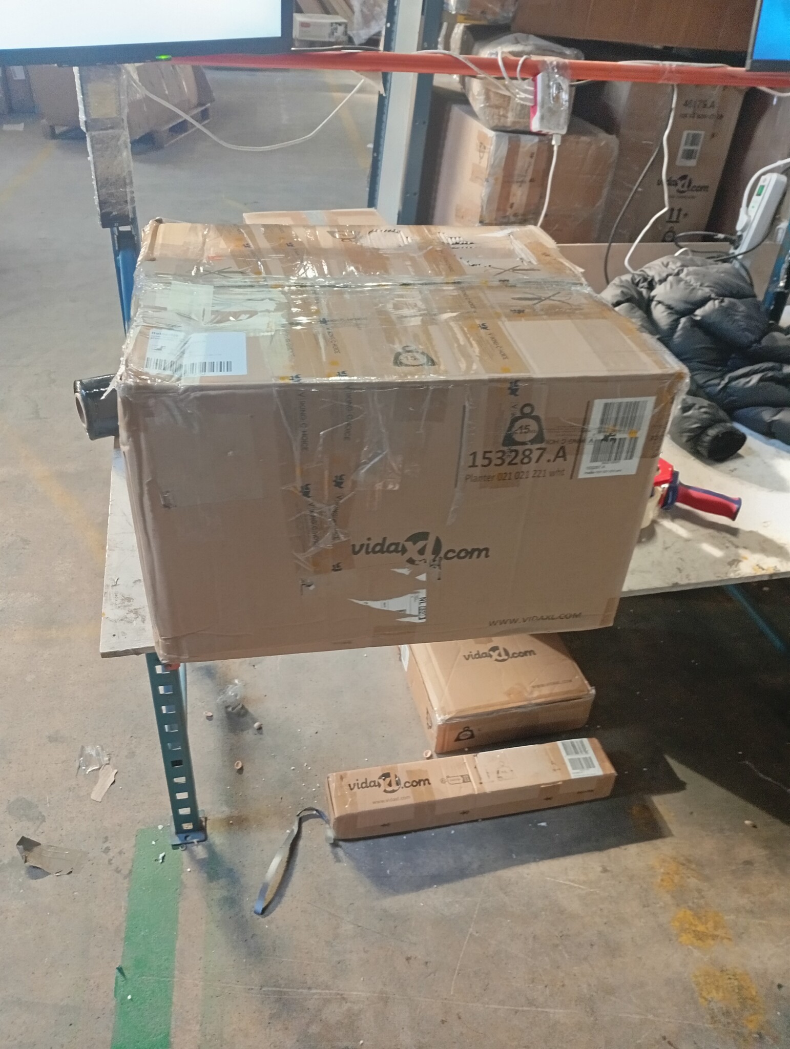 VidaXL Plantenbak met Latwerk Wit - 59% Korting!