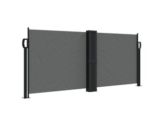 VidaXL Uittrekbaar Windscherm 100x600cm Antraciet | 56% Korting!