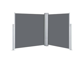 vidaXL Uittrekbaar Windscherm 140x600cm Antraciet - 56% Korting!