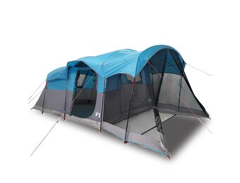 Retourtje! 8-persoons Gezinstent Blauw - Waterdicht & 51% Korting!