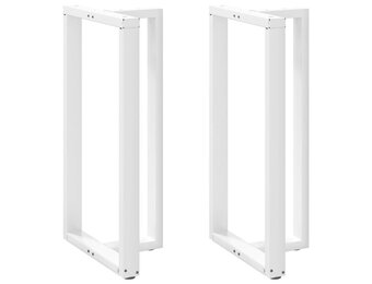 VidaXL Bartafelpoten T-vorm 2 stuks Wit - 89% Korting!