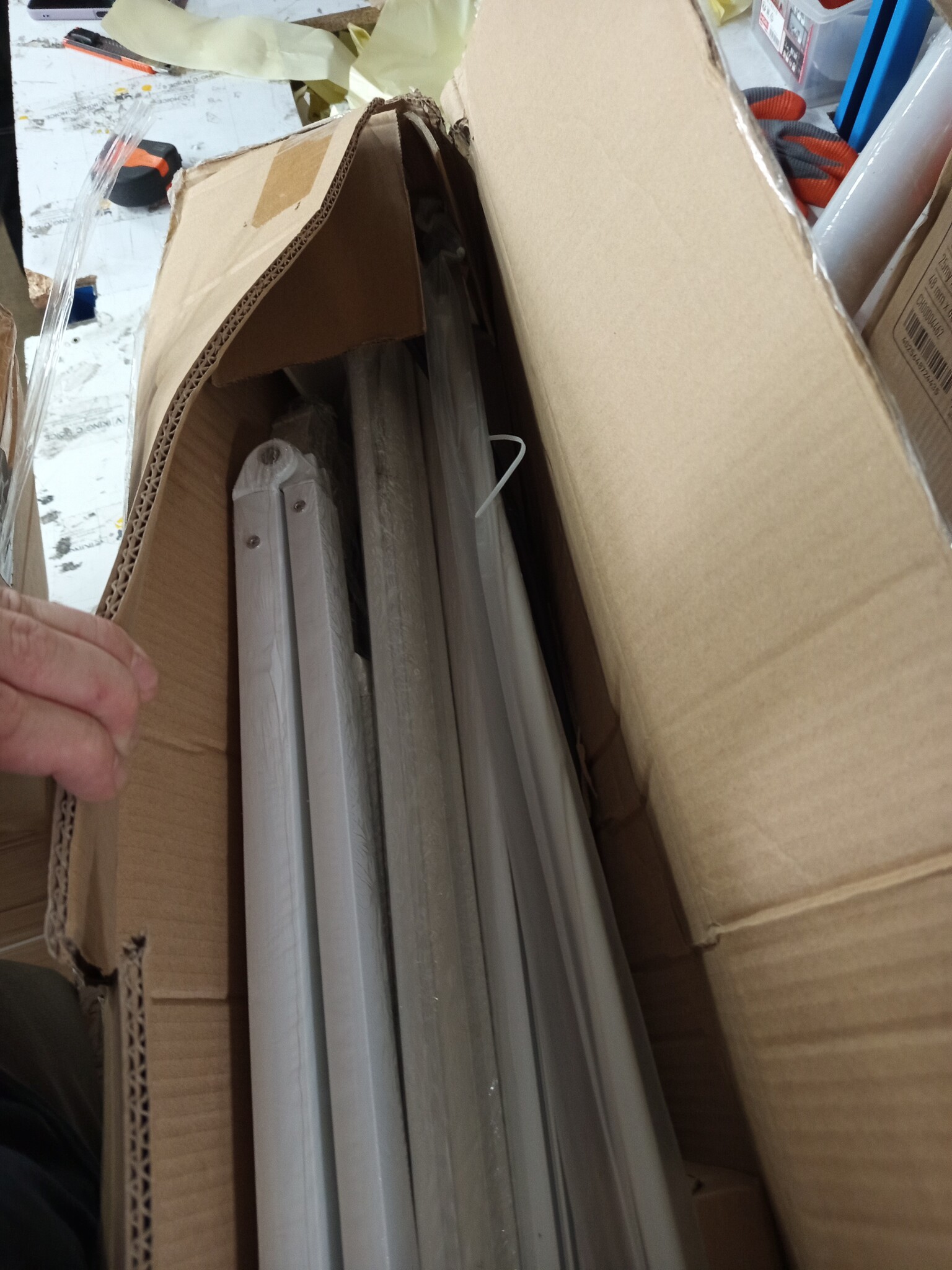 Markies Wit Metaal 3 x 2,5m - 64% Korting! Gebruikt, Perfecte Staat