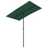 vidaXL Parasol Aluminium Paal 180x110cm Groen | 51% Korting!