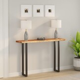 VidaXL Acacia Tafelblad Naturale Rand 140x30cm - 40% Korting!