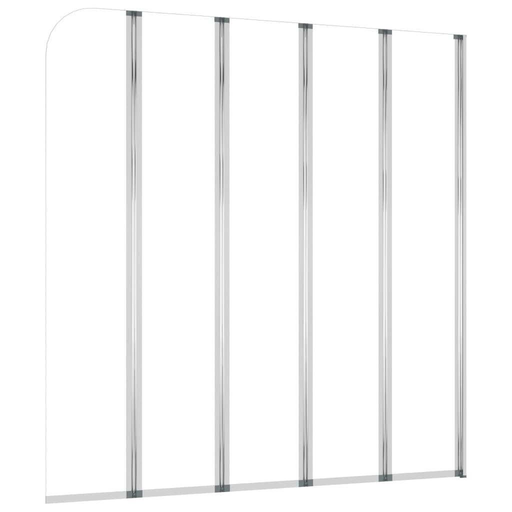 VidaXL Badwand 120x140cm Gehard Glas Transparant - 40% Korting!