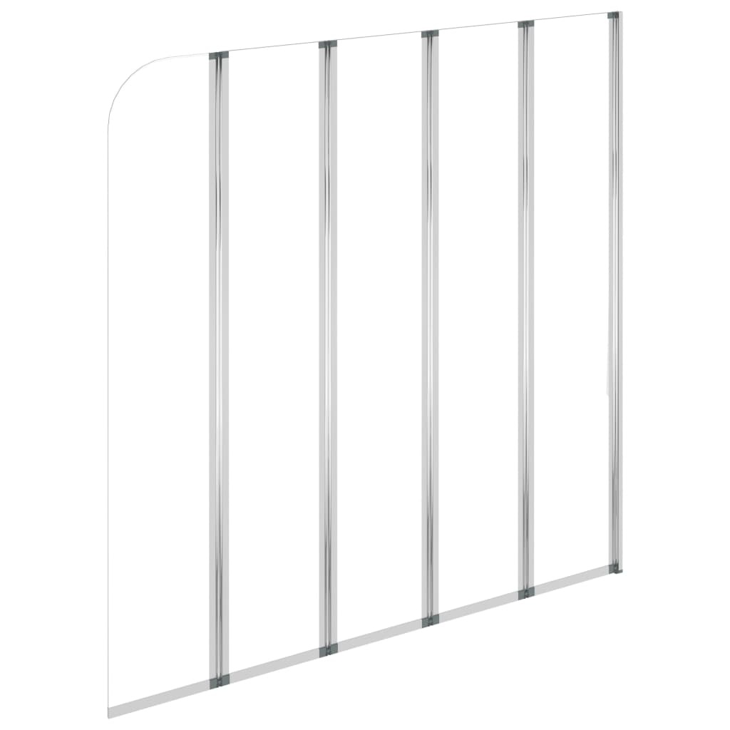 VidaXL Badwand 120x140cm Gehard Glas Transparant - 40% Korting!