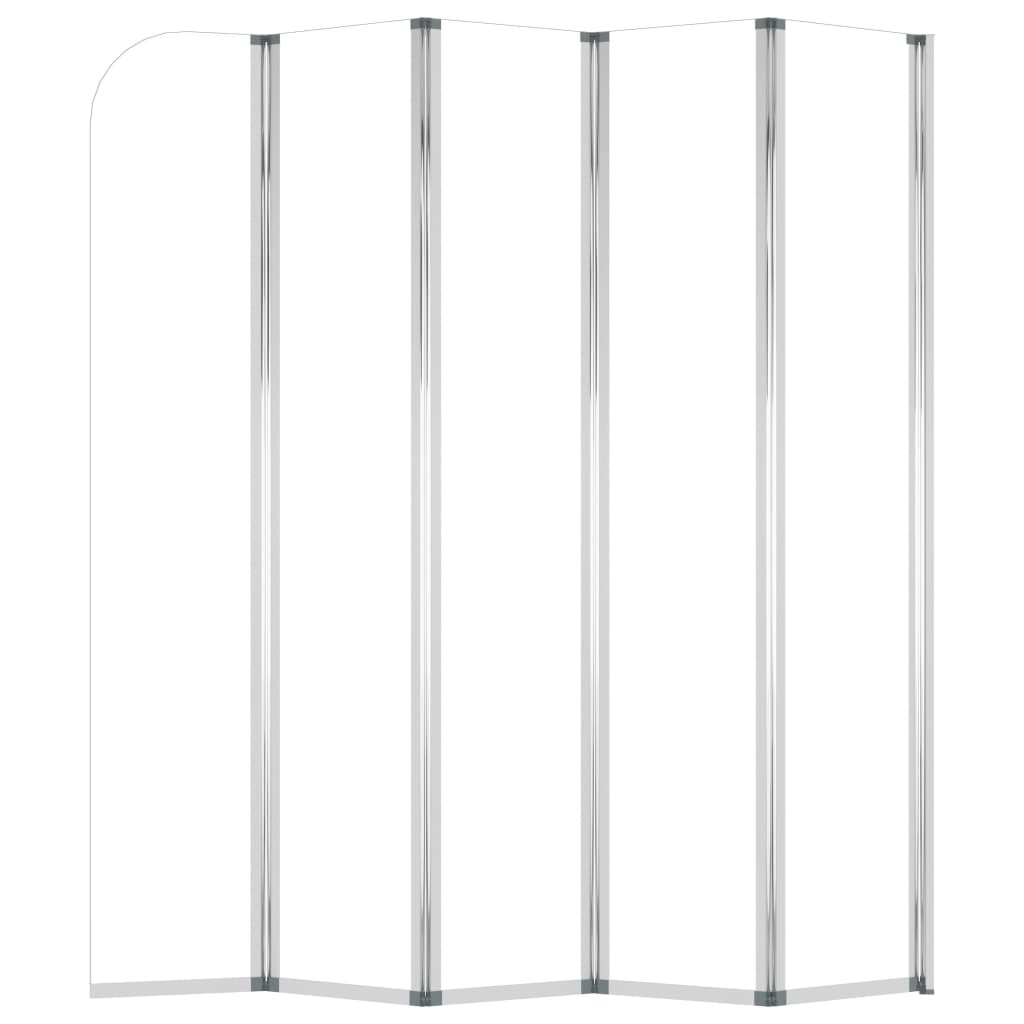 VidaXL Badwand 120x140cm Gehard Glas Transparant - 40% Korting!