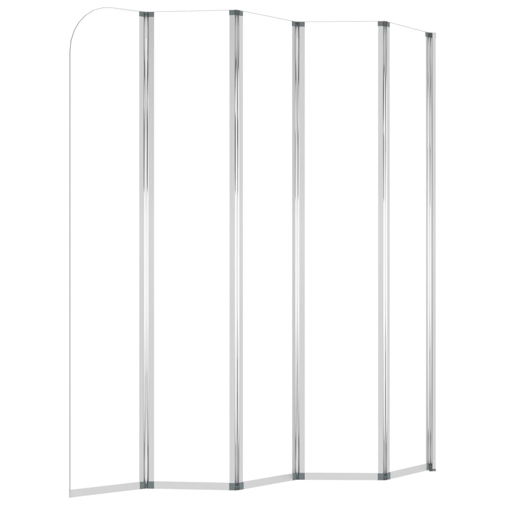 VidaXL Badwand 120x140cm Gehard Glas Transparant - 40% Korting!