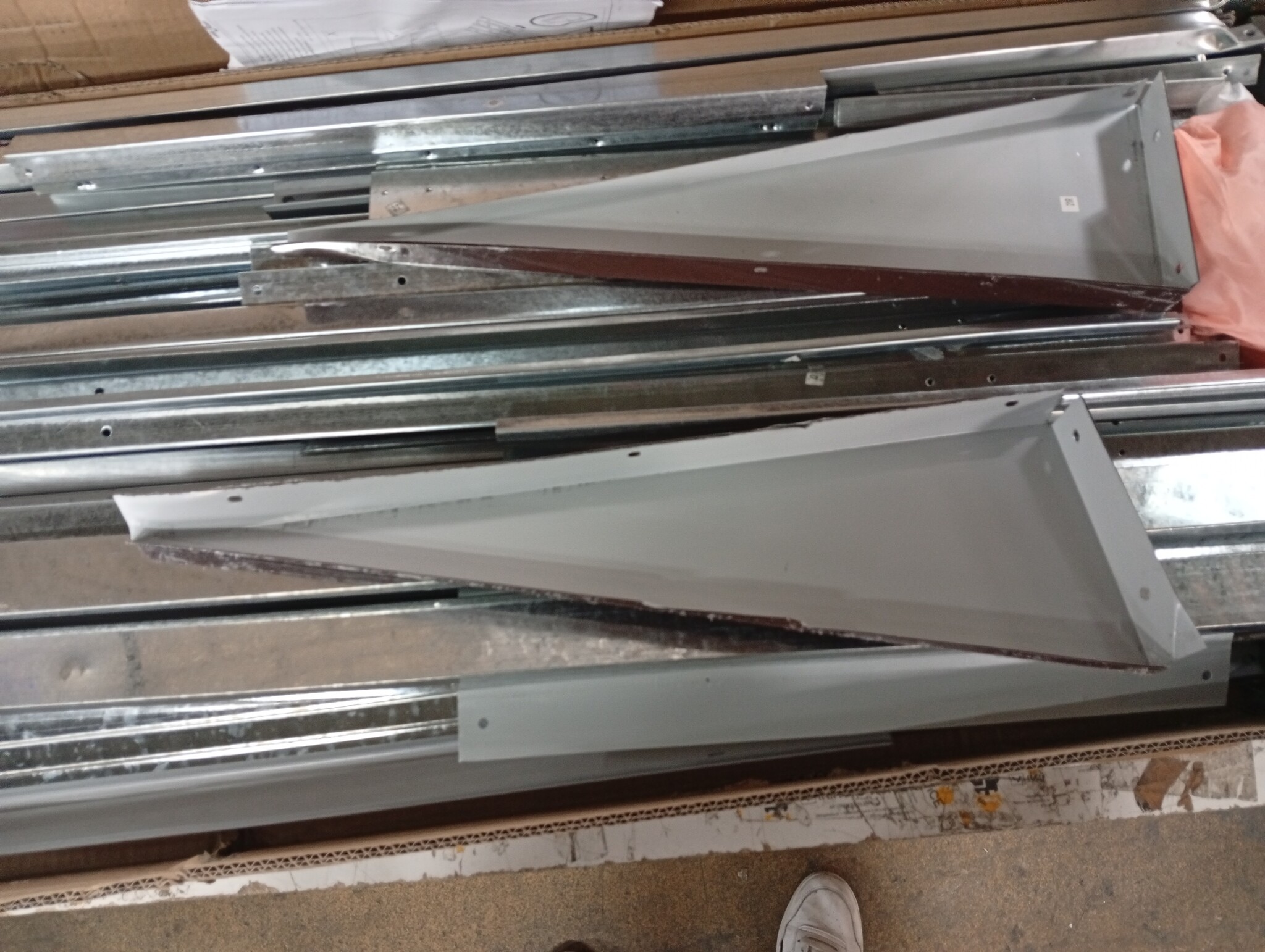 VidaXL Tuinschuur Bruin (60% Korting) - Gegalvaniseerd Staal - 116x45x175cm