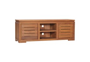 VidaXL Teakhouten TV-meubel 110x30x40 cm - 40% Korting!