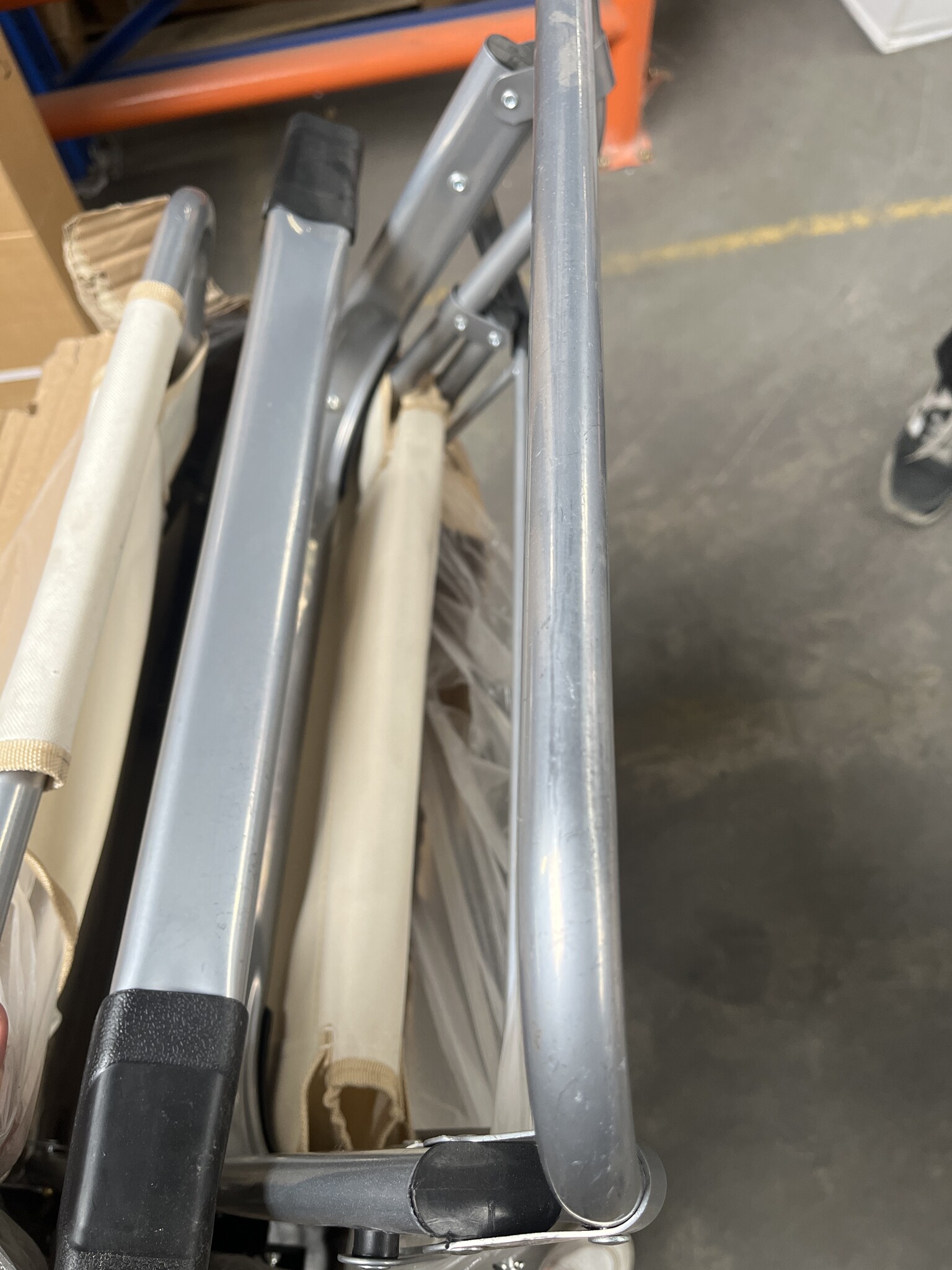 Tuinstoel Ligstoel 2-in-1 Beige - 60% Korting!