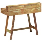 VidaXL Bureau Massief Gerecycled Hout - 35% Korting! Uniek & Handgemaakt