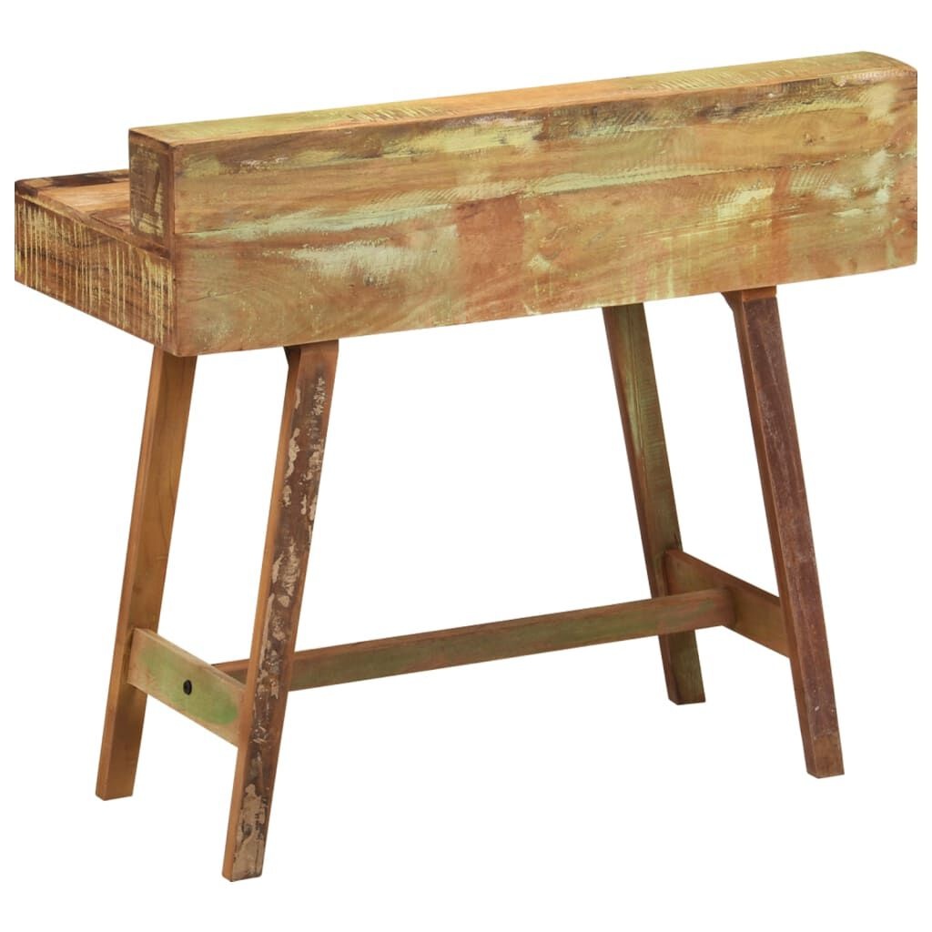 VidaXL Bureau Massief Gerecycled Hout - 35% Korting! Uniek & Handgemaakt
