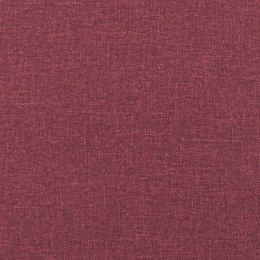 vidaXL Driezitsbank Wijnrood Stof (180cm) - 55% Korting!