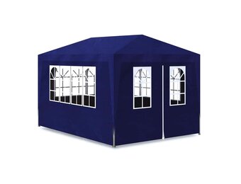 vidaXL Partytent 3x4 m Blauw - 40% Korting! Goede Staat!