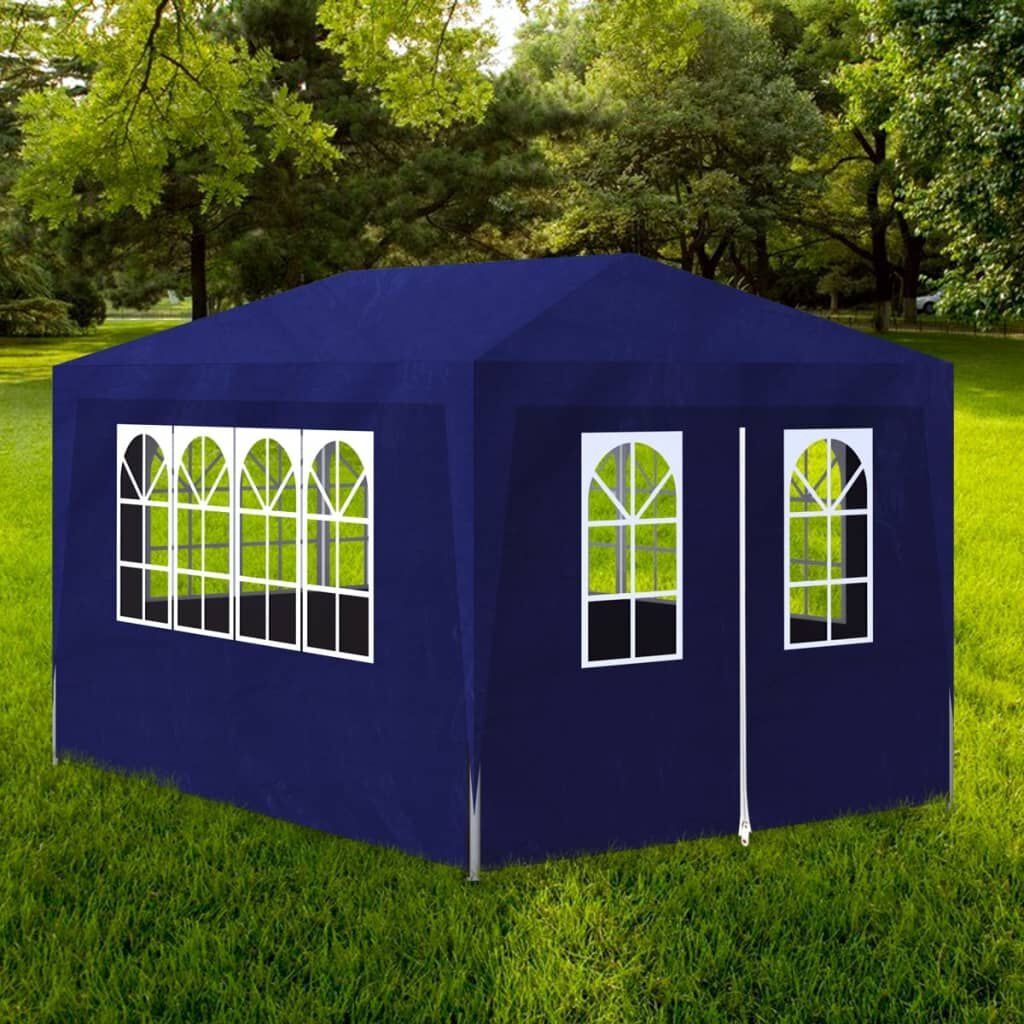 vidaXL Partytent 3x4 m Blauw - 40% Korting! Goede Staat!