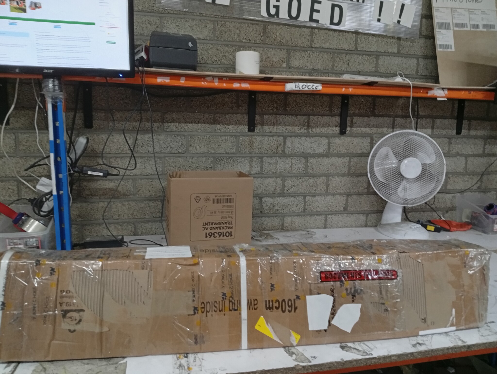 VidaXL Uittrekbaar Windscherm 160x600cm Zwart | Nu 55% Korting!