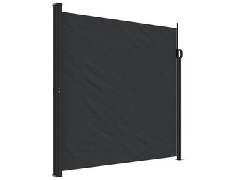 VidaXL Uittrekbaar Windscherm 200x600cm Zwart - 55% Korting!