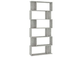 vidaXL Boekenkast/Kamerscherm - 40% Korting! Bewerkt Hout, Betongrijs