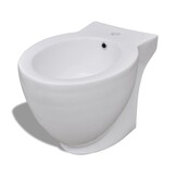 vidaXL Staand Bidet Rond Keramiek Wit - 40% Korting! Nu van €X naar €Y!