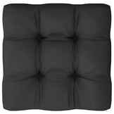 VidaXL Tuinmiddenbanken 2 st. Massief Grenenhout met Antraciete Kussens | -40%