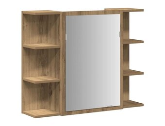 VidaXL Badkamerspiegelkast Artisanaal Eiken - 55% Korting! Lichte Krasjes