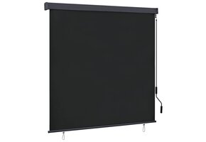vidaXL Rolgordijn voor buiten 160x250 cm antraciet