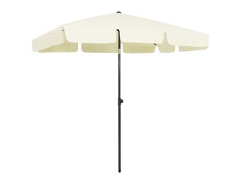 VidaXL Strandparasol 200x125cm Zandgeel - 68% Korting!