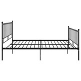 VidaXL Metalen Bedframe Zwart 200x200cm | 60% Korting | Lichte Krasjes