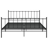 VidaXL Metalen Bedframe Zwart 200x200cm | 60% Korting | Lichte Krasjes