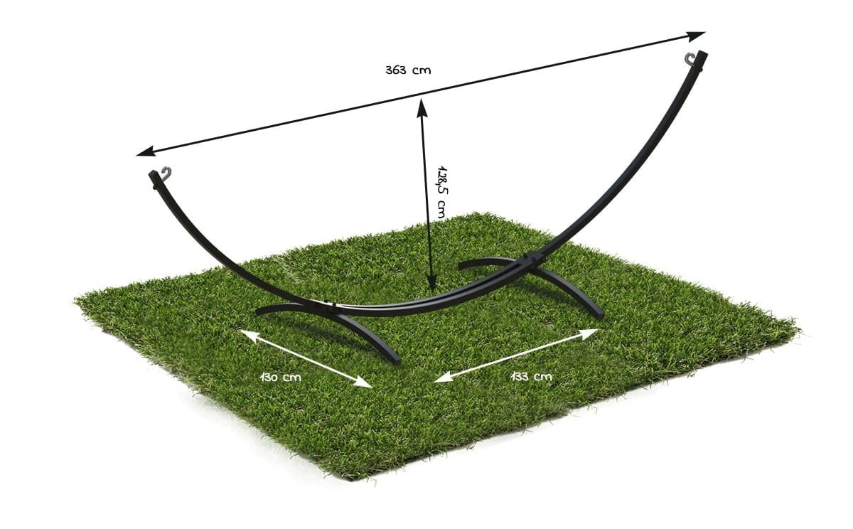 Metalen Hangmat Standaard | 300cm | 46% Korting | Max 220kg | Doos Beschadigd