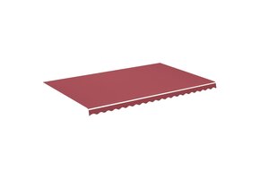 VidaXL Vervangingsdoek Luifel 5x3m Bordeauxrood - 46% Korting!