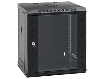 VidaXL Netwerkkast 12U Wandmontage 19" IP20 - 40% Korting!