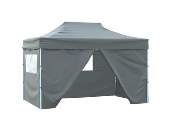 VidaXL Partytent 3x4m Staal Antraciet - 40% Korting!