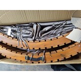 vidaXL 2-Persoons Ligbed Taupe - Massief Acaciahout | 55% Korting!