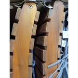 vidaXL 2-Persoons Ligbed Taupe - Massief Acaciahout | 55% Korting!