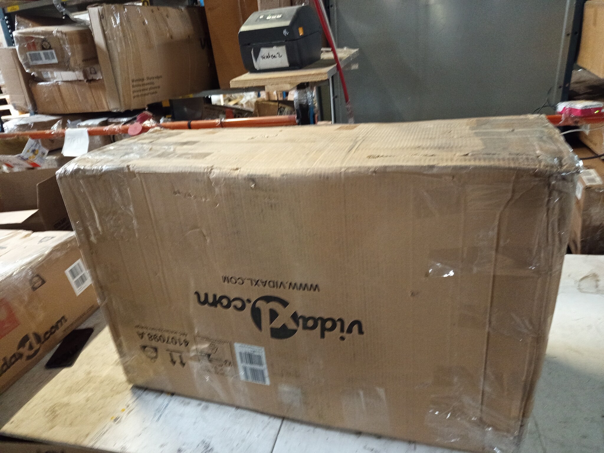 vidaXL 2-Persoons Ligbed Taupe - Massief Acaciahout | 55% Korting!