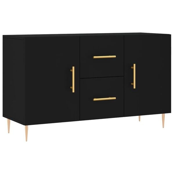 VidaXL Dressoir Zwart (35% Korting) - 100x36x60 cm - Zo Goed Als Nieuw!