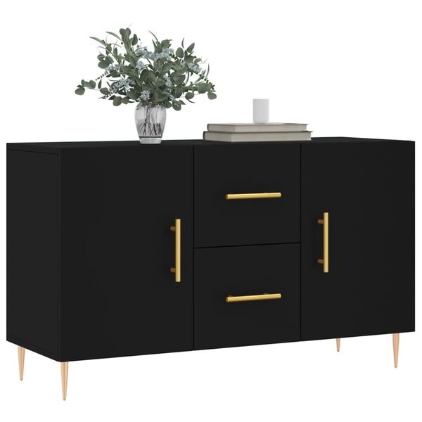 VidaXL Dressoir Zwart (35% Korting) - 100x36x60 cm - Zo Goed Als Nieuw!