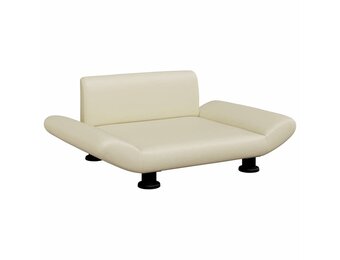 VidaXL Hondenmand Kunstleer Crème - 70x45x28 cm - 40% Korting!