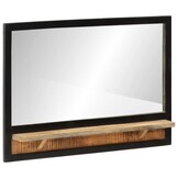 VidaXL Spiegel met schap 80x8x55 cm | 40% Korting | Mangohout & Glas