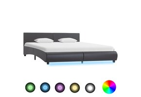 VidaXL Bedframe Grijs Kunstleer 180x200cm - 40% Korting!