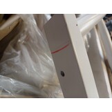 vidaXL Eetkamerstoelen 2 st. Massief Rubberwood Wit | 55% Korting