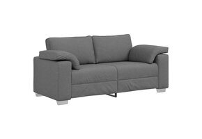 VidaXL Bank Donkergrijs Stof - 40% Korting! - Zo Goed Als Nieuw